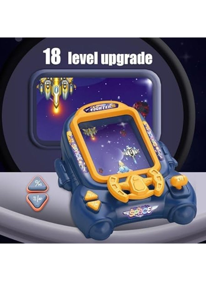 Portable Electronic Arcade Game, Space Fighter Theme, LCD Display, Control Buttons Multi Color - Image 5